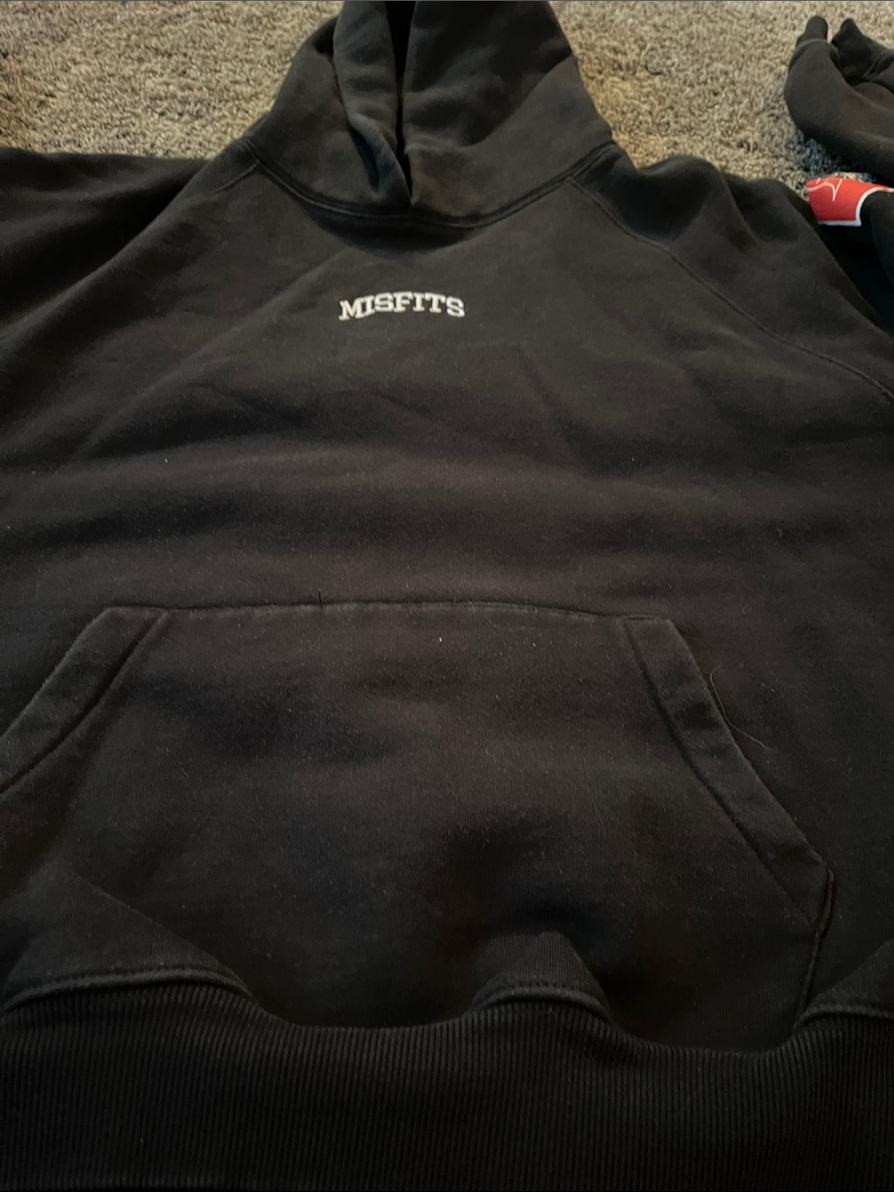 Corrupted Strength!  Misfits hoodie. Black with red and white design. 
Misfits. - Picture 8 of 11